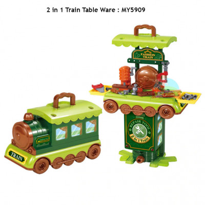 2 in 1 Train Table Ware : MY5909